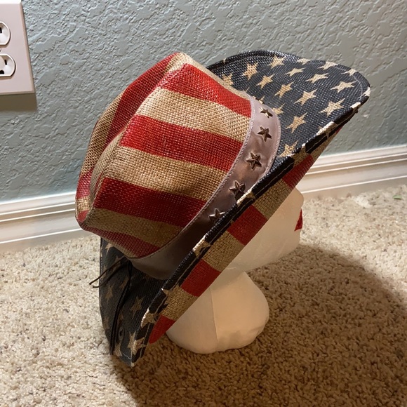 Peter Grimm Sunwear - Unisex American Flag Cowboy Hat main image 1